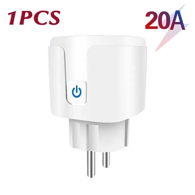 Smart Plug EU 20A WiFi — Voice Control with Alexa & Google Assistant