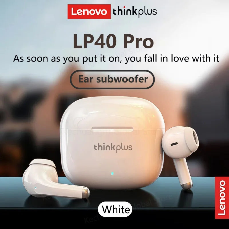 Auriculares Inalámbricos Pro X40 — Bluetooth 5.4 TWS HiFi Stereo